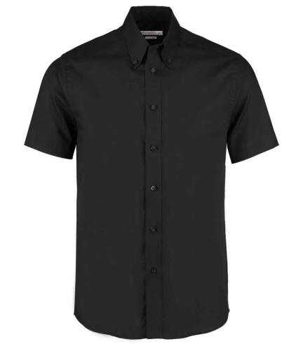 Kustom Kit Premium Short Sleeve Tailored Oxford Shirt - LBL - 13.5